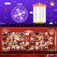 2024年大屏幕互动源码+动态背景图和配乐素材+搭建教程